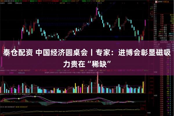 泰仓配资 中国经济圆桌会丨专家：进博会彰显磁吸力贵在“稀缺”